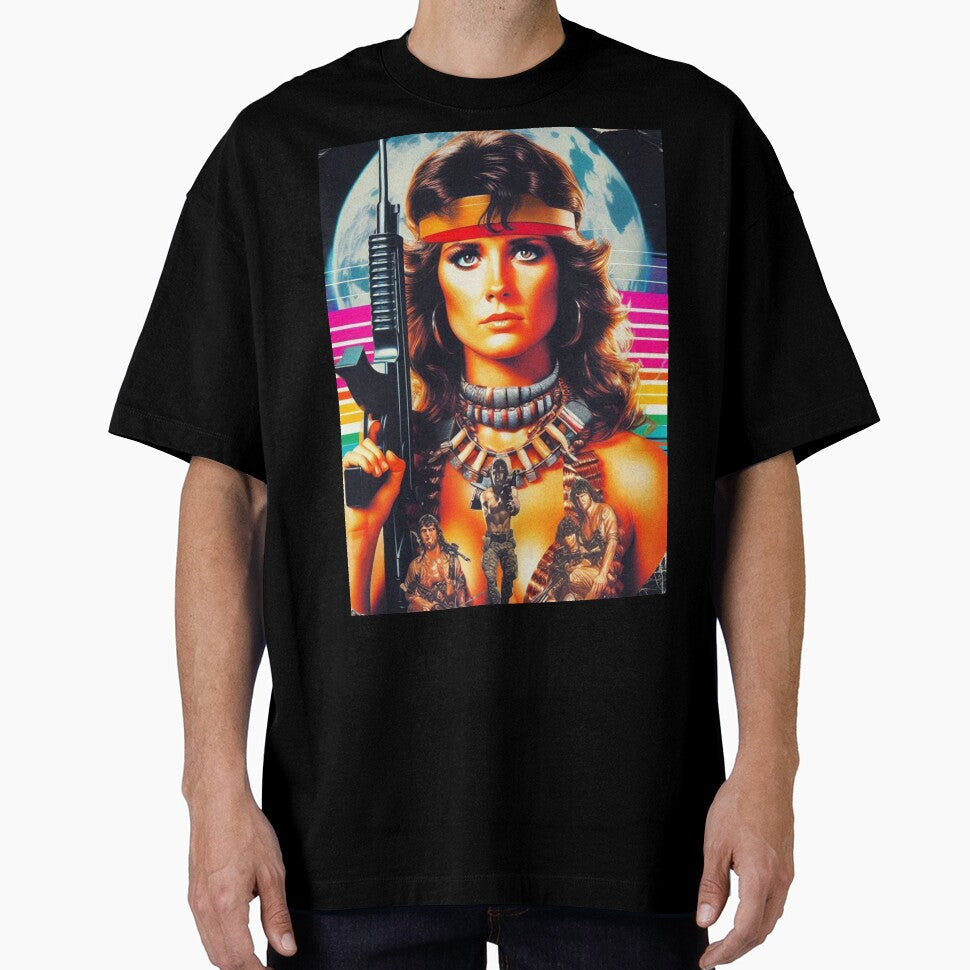 80s Action Woman by PulpVintage Unisex T-shirt, Sweatshirt, Hoodie, Long Sleeve Tee - T-Shirt, Sweatshirt, Hoodie