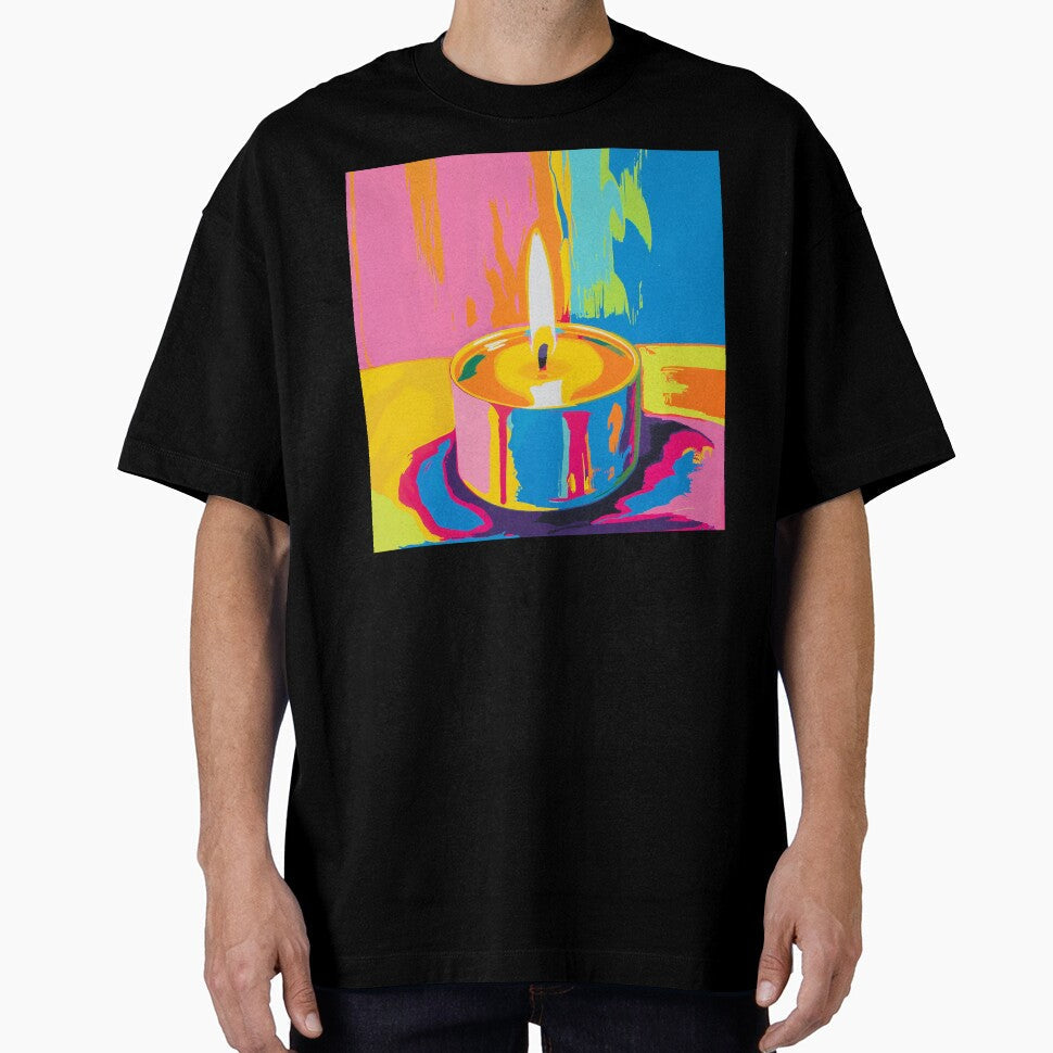 Candle Pop Art 15 by AstroRisq Unisex T-shirt, Sweatshirt, Hoodie, Long Sleeve Tee - T-Shirt, Sweatshirt, Hoodie