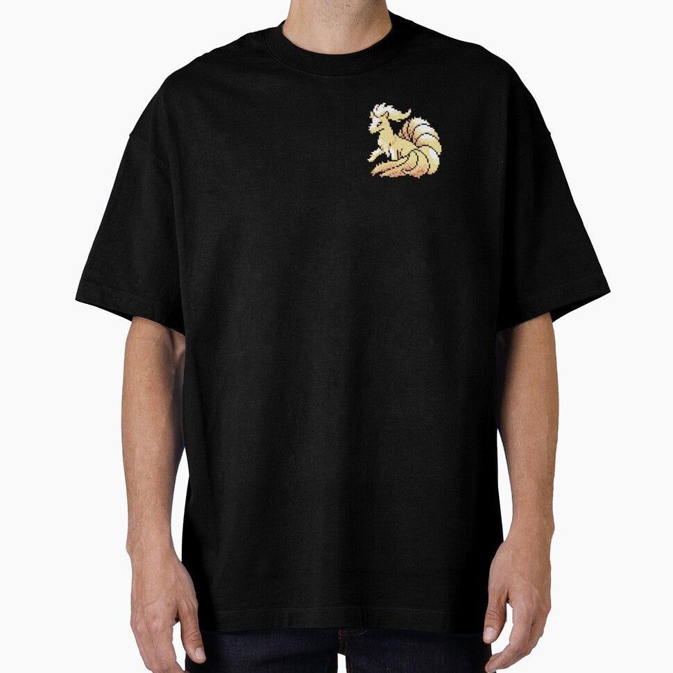 Ninetales Pixel Art by StickyMcSticker Unisex T-shirt, Sweatshirt, Hoodie, Long Sleeve Tee - T-Shirt, Sweatshirt, Hoodie