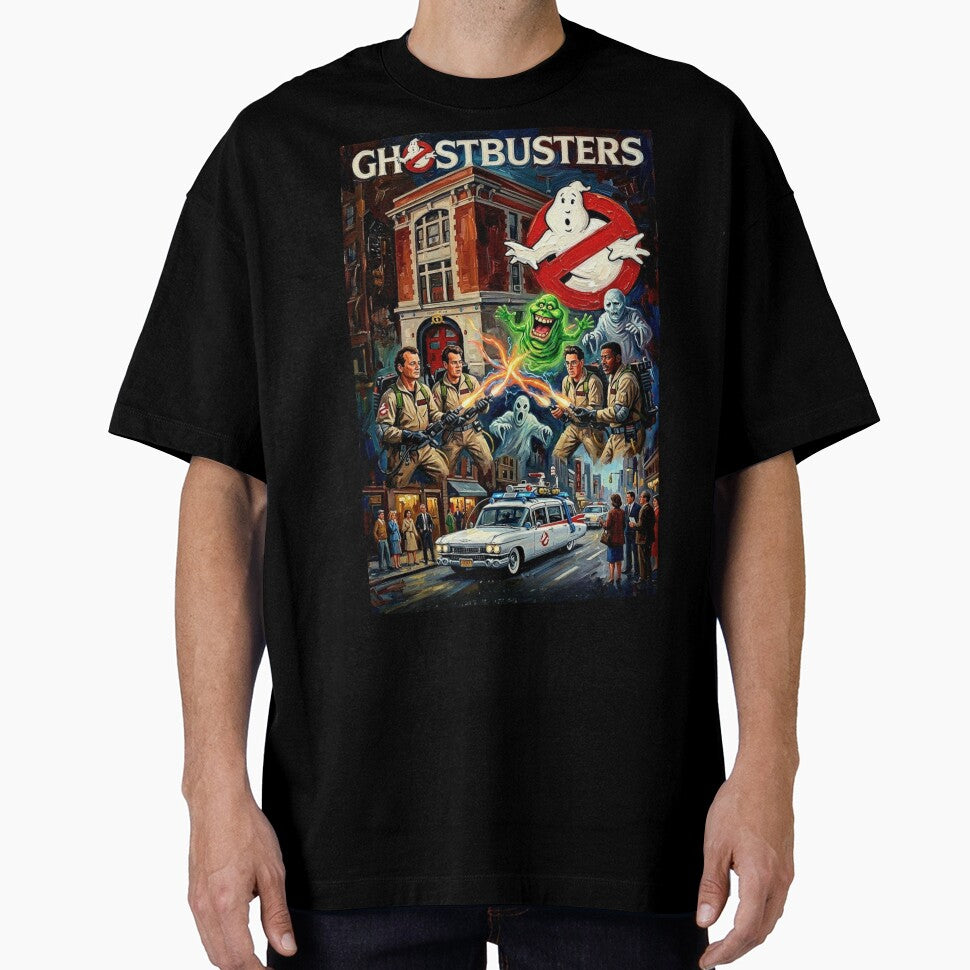 Who You Gonna Call? Ghostbusters New York Impasto Movie Poster by Art's Diner Unisex T-shirt, Sweatshirt, Hoodie, Long Sleeve Tee - T-Shirt, Sweatshirt, Hoodie