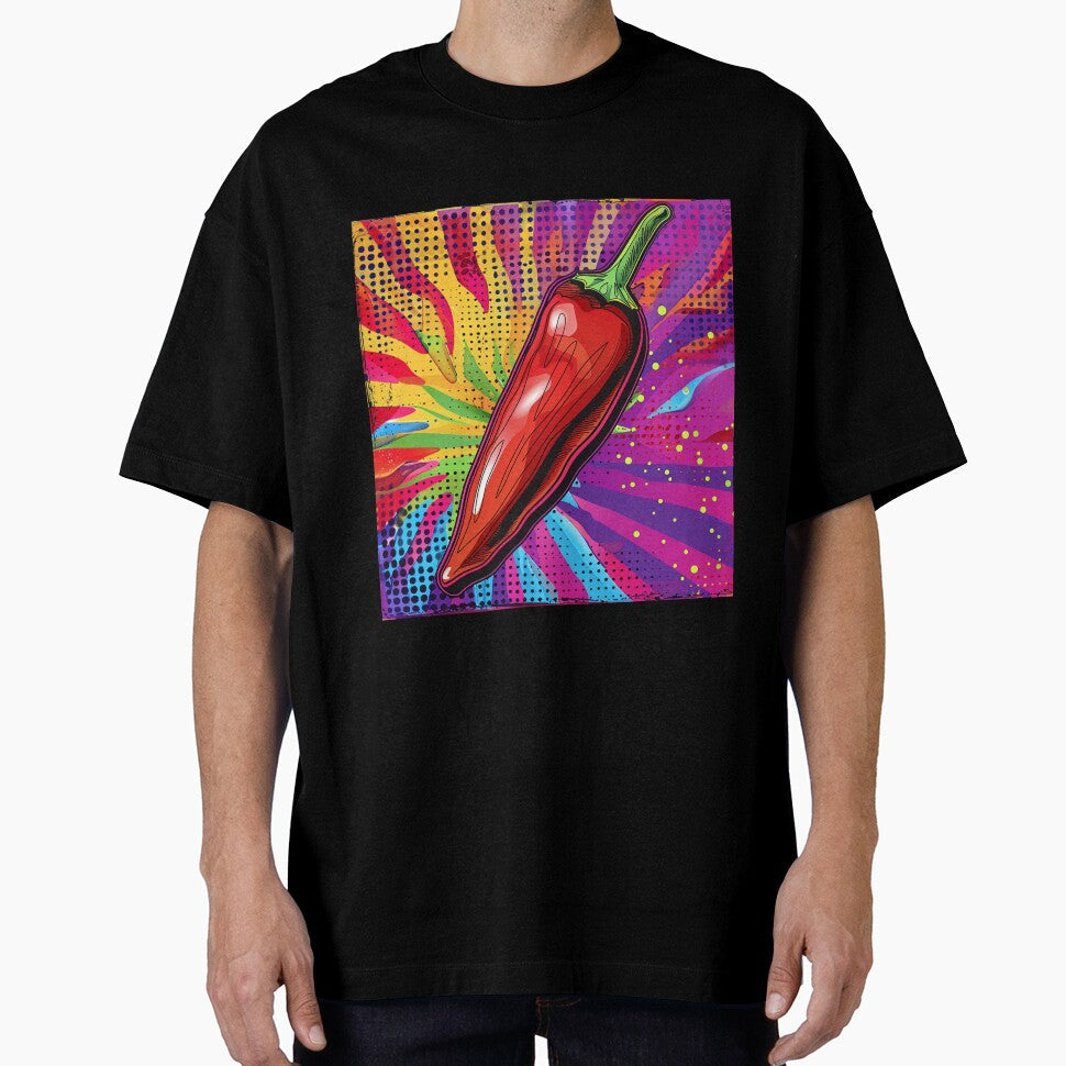 Chilli Pop Art 5 by AstroRisq Unisex T-shirt, Sweatshirt, Hoodie, Long Sleeve Tee - T-Shirt, Sweatshirt, Hoodie