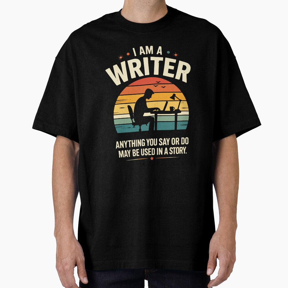 Funny Writer Humor Author Screenwriter Creative Writing Gift Idea by kiralynstration Unisex T-shirt, Sweatshirt, Hoodie, Long Sleeve Tee - T-Shirt, Sweatshirt, Hoodie