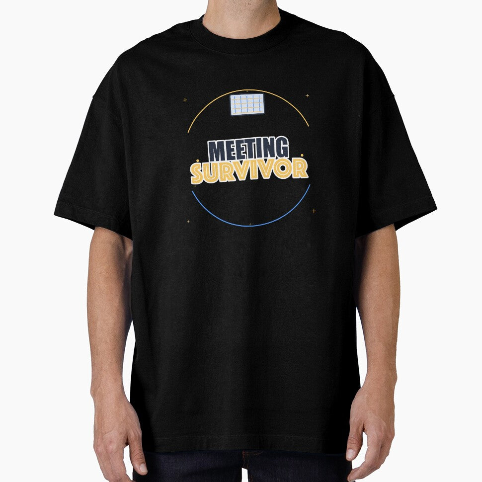 Meeting Survivor by IllumeInk Unisex T-shirt, Sweatshirt, Hoodie, Long Sleeve Tee - T-Shirt, Sweatshirt, Hoodie