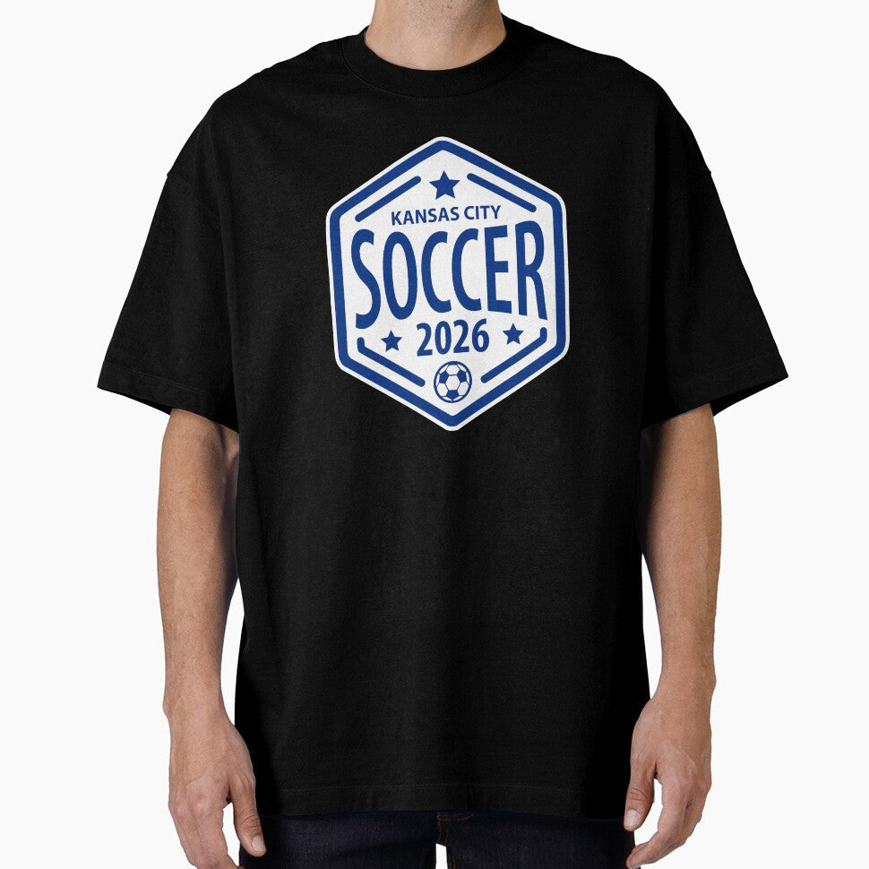 Kansas City Soccer 2026  Soccer Fan by BlindCatCreative Unisex T-shirt, Sweatshirt, Hoodie, Long Sleeve Tee - T-Shirt, Sweatshirt, Hoodie