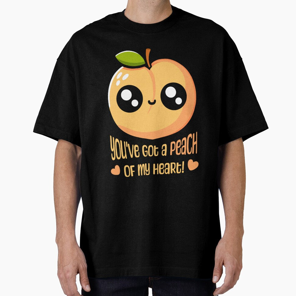 You've Got A Peach Of My Heart! Cute Peach Pun by PMCreative Unisex T-shirt, Sweatshirt, Hoodie, Long Sleeve Tee - T-Shirt, Sweatshirt, Hoodie