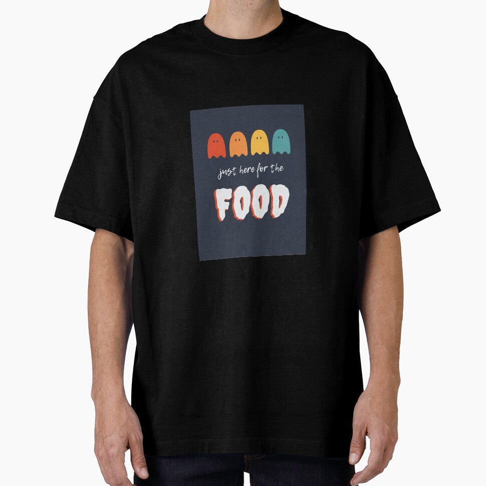 Just Here For the Food by Priya Mishra Unisex T-shirt, Sweatshirt, Hoodie, Long Sleeve Tee - T-Shirt, Sweatshirt, Hoodie
