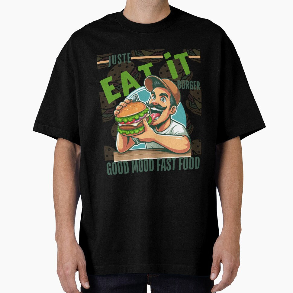 Just eat it : good mood fast food by Peerless-Prime Unisex T-shirt, Sweatshirt, Hoodie, Long Sleeve Tee - T-Shirt, Sweatshirt, Hoodie