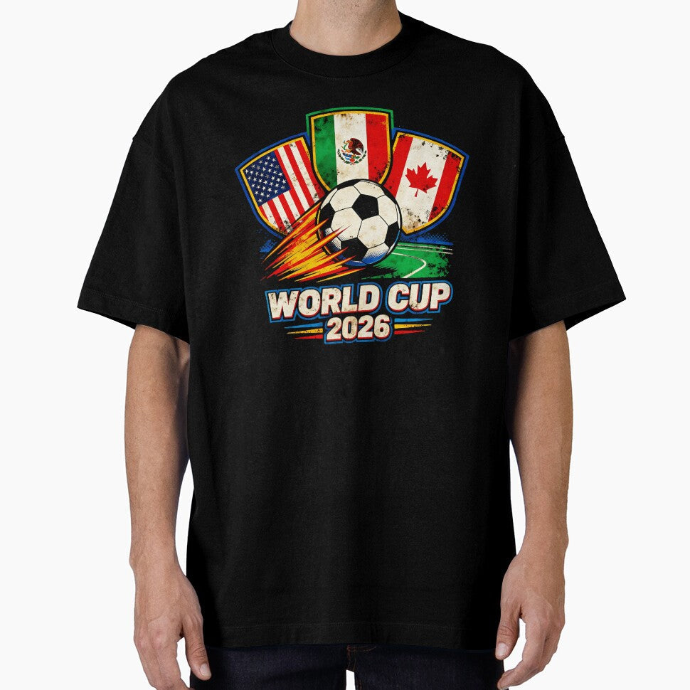 World Cup USA Mexico Canada Soccer Football Fan by LeoSnarf Unisex T-shirt, Sweatshirt, Hoodie, Long Sleeve Tee - T-Shirt, Sweatshirt, Hoodie