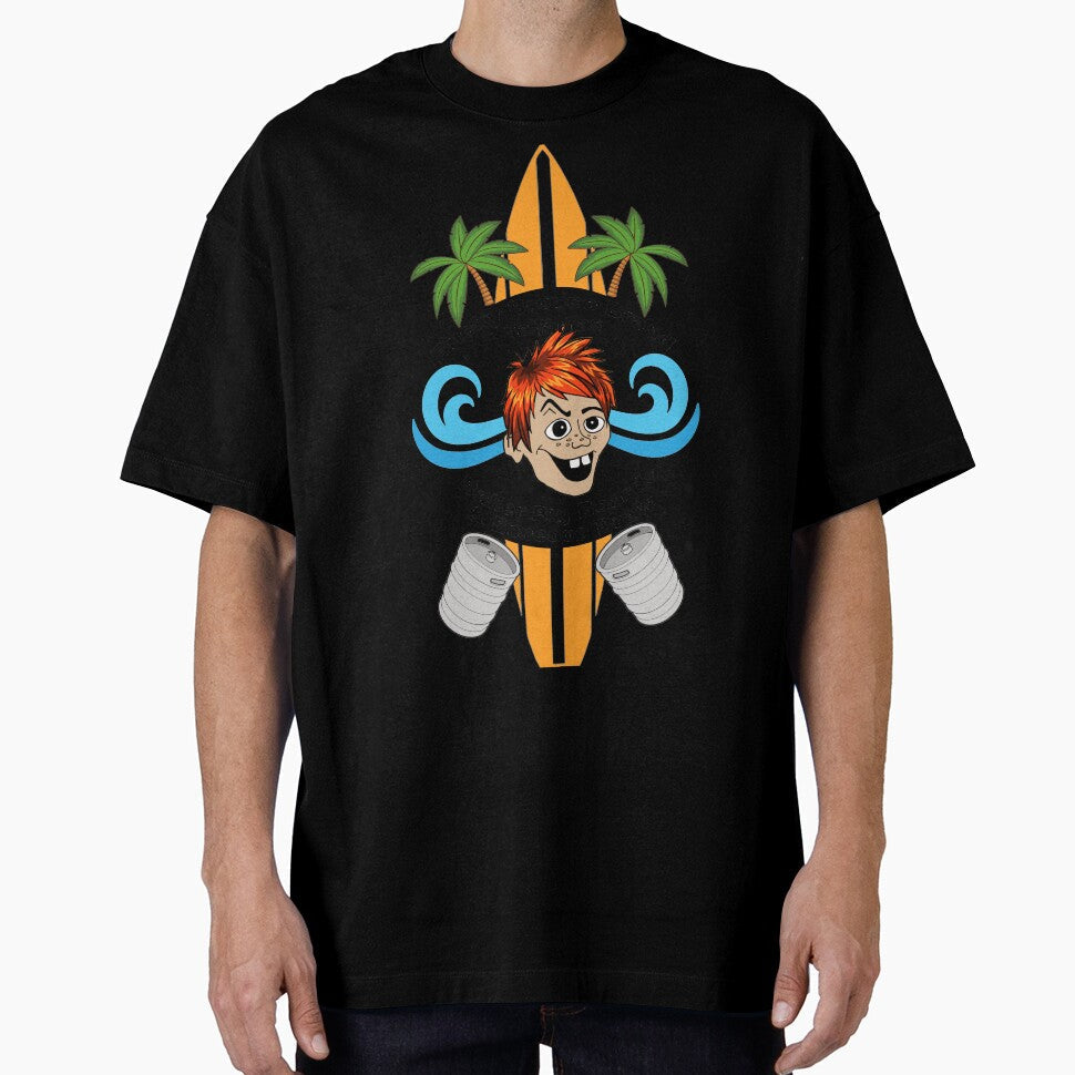 Bucky Bronco Brand Bahamas Baller Big Boards & Bonedog Brew Novelty Funny T-Shirt by Captain Jack's Pirate Hats - T-Shirt, Sweatshirt, Hoodie