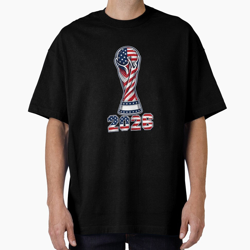 USA Cup 2026 Trophy by YOSPACE Unisex T-shirt, Sweatshirt, Hoodie, Long Sleeve Tee - T-Shirt, Sweatshirt, Hoodie