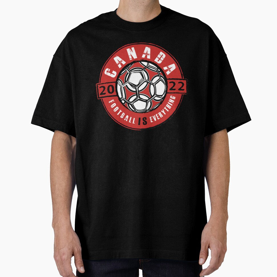Football Is Everything - Canada 2022 Vintage by FOOTBALL IS EVERYTHING Unisex T-shirt, Sweatshirt, Hoodie, Long Sleeve Tee - T-Shirt, Sweatshirt, Hoodie
