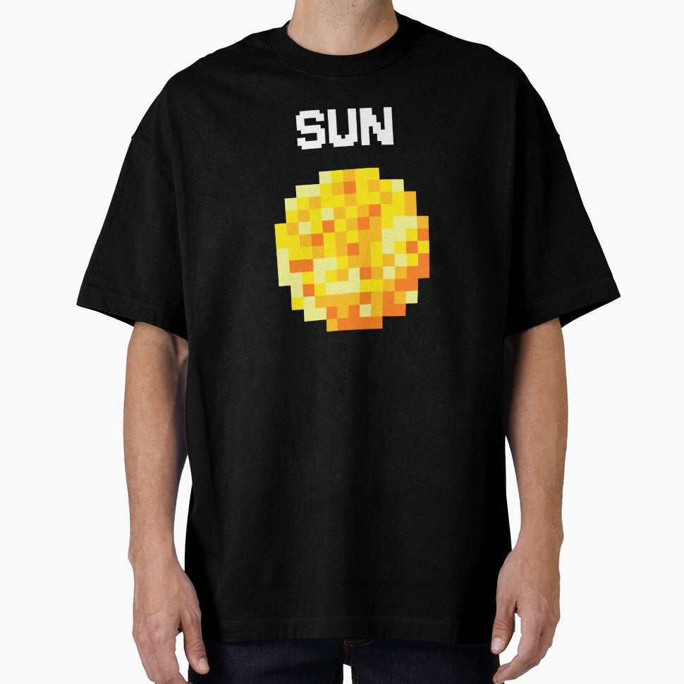 Pixel Art Sun by E-engineering Unisex T-shirt, Sweatshirt, Hoodie, Long Sleeve Tee - T-Shirt, Sweatshirt, Hoodie