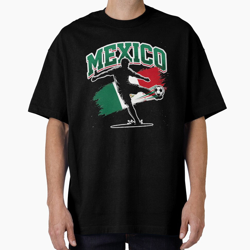 Mexican Football Pride Sports Supporter by QuiteOrbit Unisex T-shirt, Sweatshirt, Hoodie, Long Sleeve Tee - T-Shirt, Sweatshirt, Hoodie