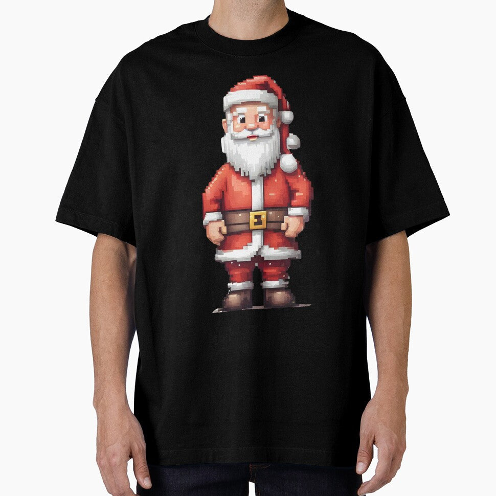 Pixel Art Christmas Santa by ARIUSTR Unisex T-shirt, Sweatshirt, Hoodie, Long Sleeve Tee - T-Shirt, Sweatshirt, Hoodie