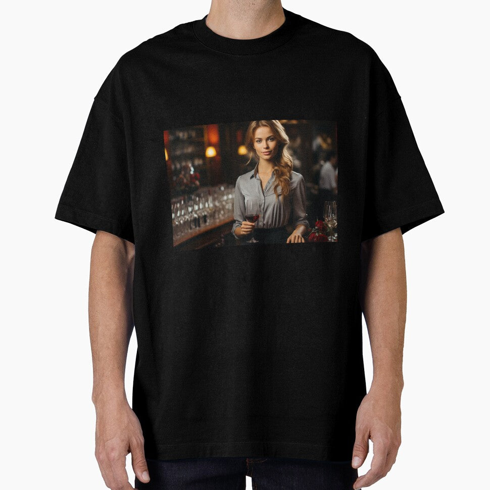 Lady Sommelier Educating Wine for Upscale Restaurant by TheBrainArt Unisex T-shirt, Sweatshirt, Hoodie, Long Sleeve Tee - T-Shirt, Sweatshirt, Hoodie