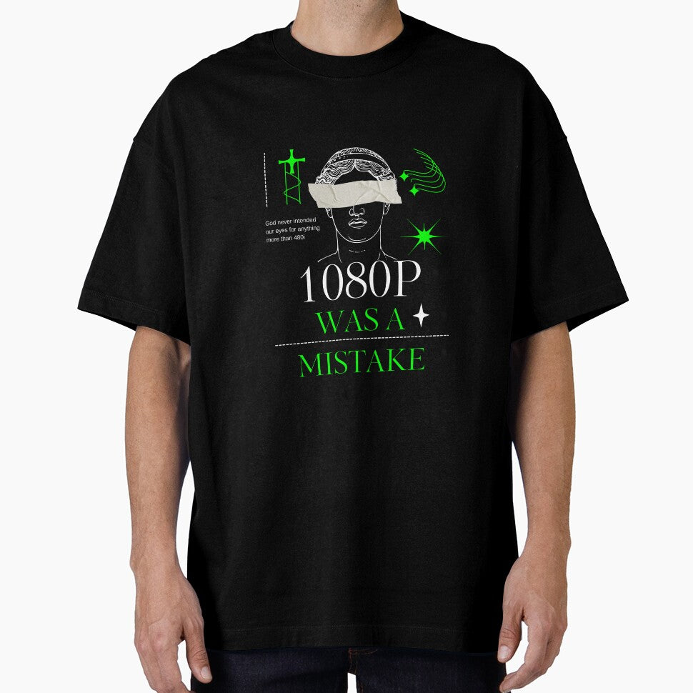 1080p was a mistake by Emotion-Engine Unisex T-shirt, Sweatshirt, Hoodie, Long Sleeve Tee - T-Shirt, Sweatshirt, Hoodie