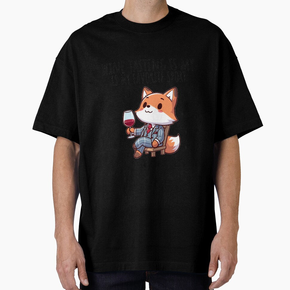 Wine Tasting Fox by LemuellTrends Unisex T-shirt, Sweatshirt, Hoodie, Long Sleeve Tee - T-Shirt, Sweatshirt, Hoodie