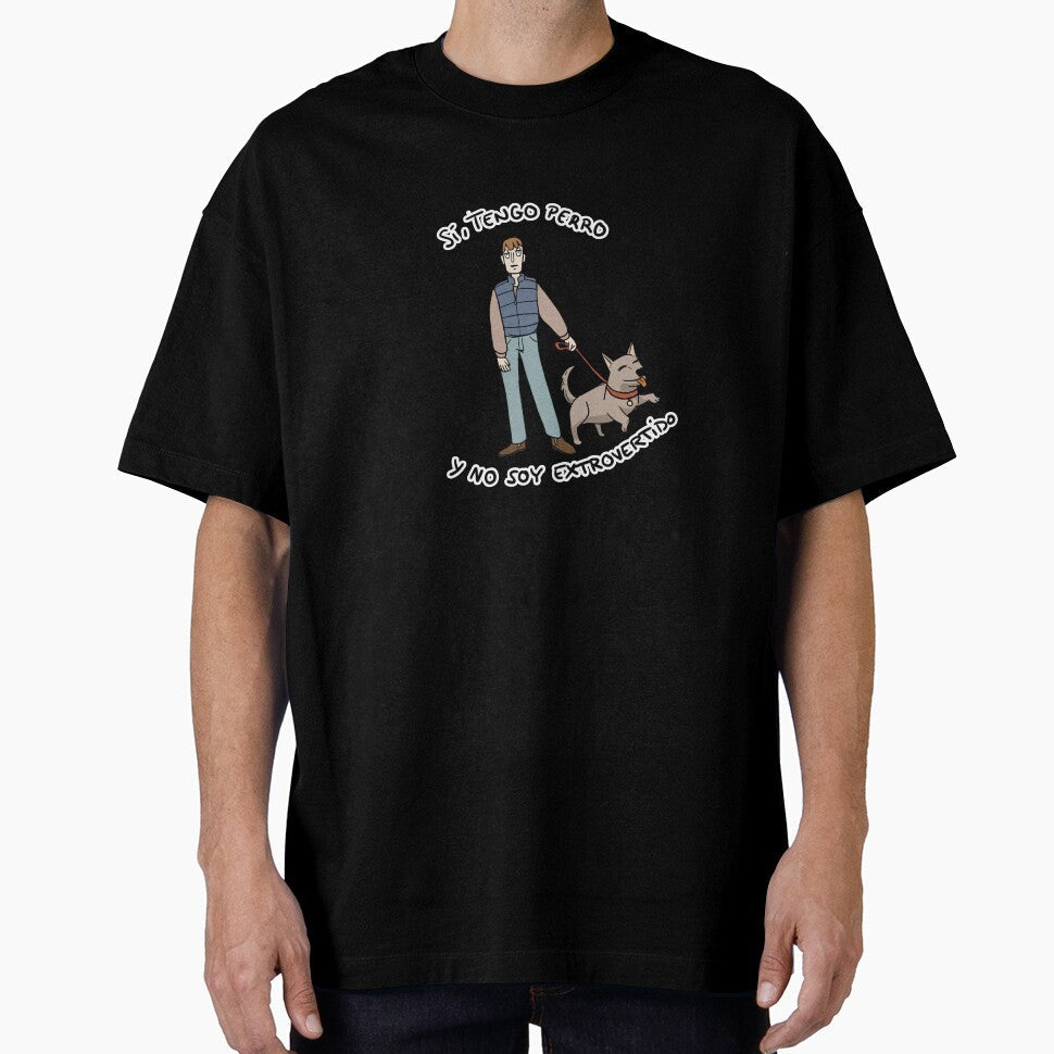 Introvert with dog by nayararosart Unisex T-shirt, Sweatshirt, Hoodie, Long Sleeve Tee - T-Shirt, Sweatshirt, Hoodie