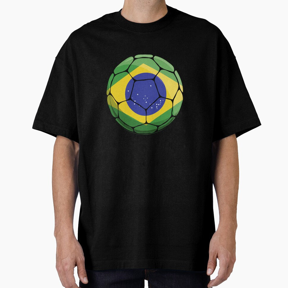 Brazil Soccer Ball by ehgraphics15 Unisex T-shirt, Sweatshirt, Hoodie, Long Sleeve Tee - T-Shirt, Sweatshirt, Hoodie