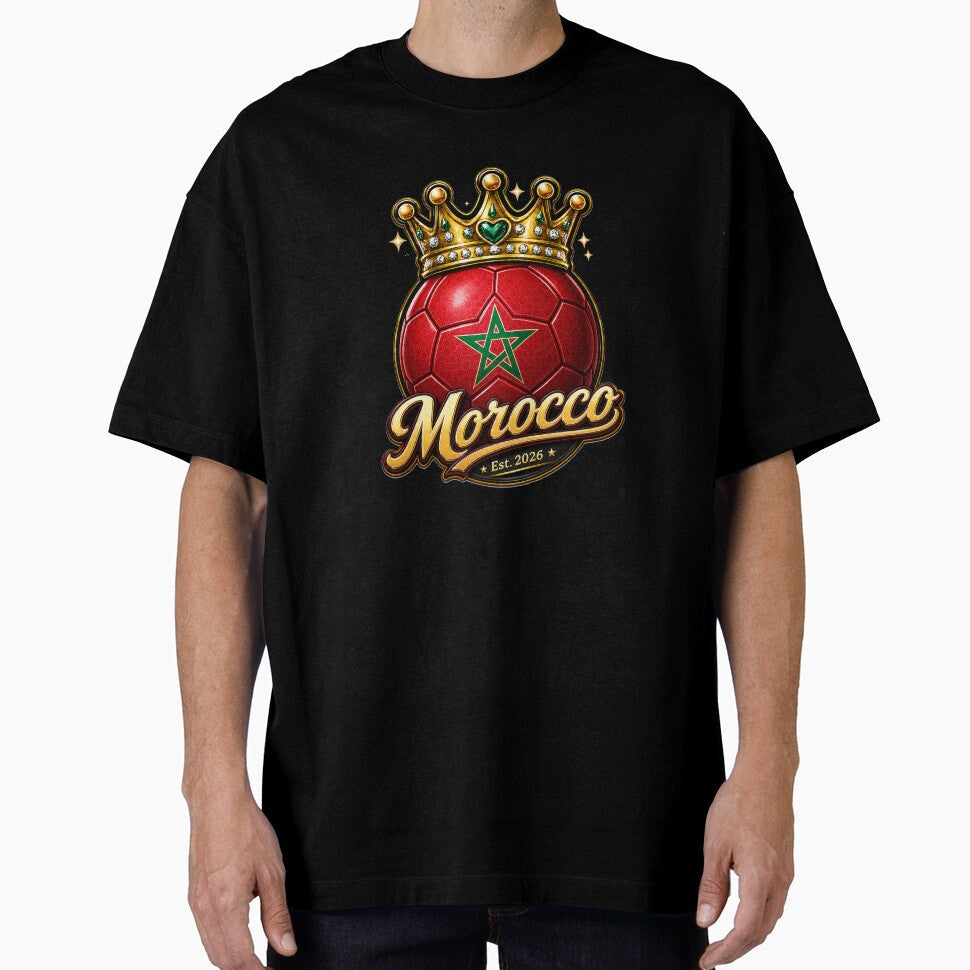 Morocco Moroccan Flag Soccer Football Lover by QuiteOrbit Unisex T-shirt, Sweatshirt, Hoodie, Long Sleeve Tee - T-Shirt, Sweatshirt, Hoodie