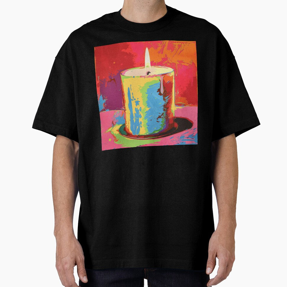 Candle Pop Art 12 by AstroRisq Unisex T-shirt, Sweatshirt, Hoodie, Long Sleeve Tee - T-Shirt, Sweatshirt, Hoodie