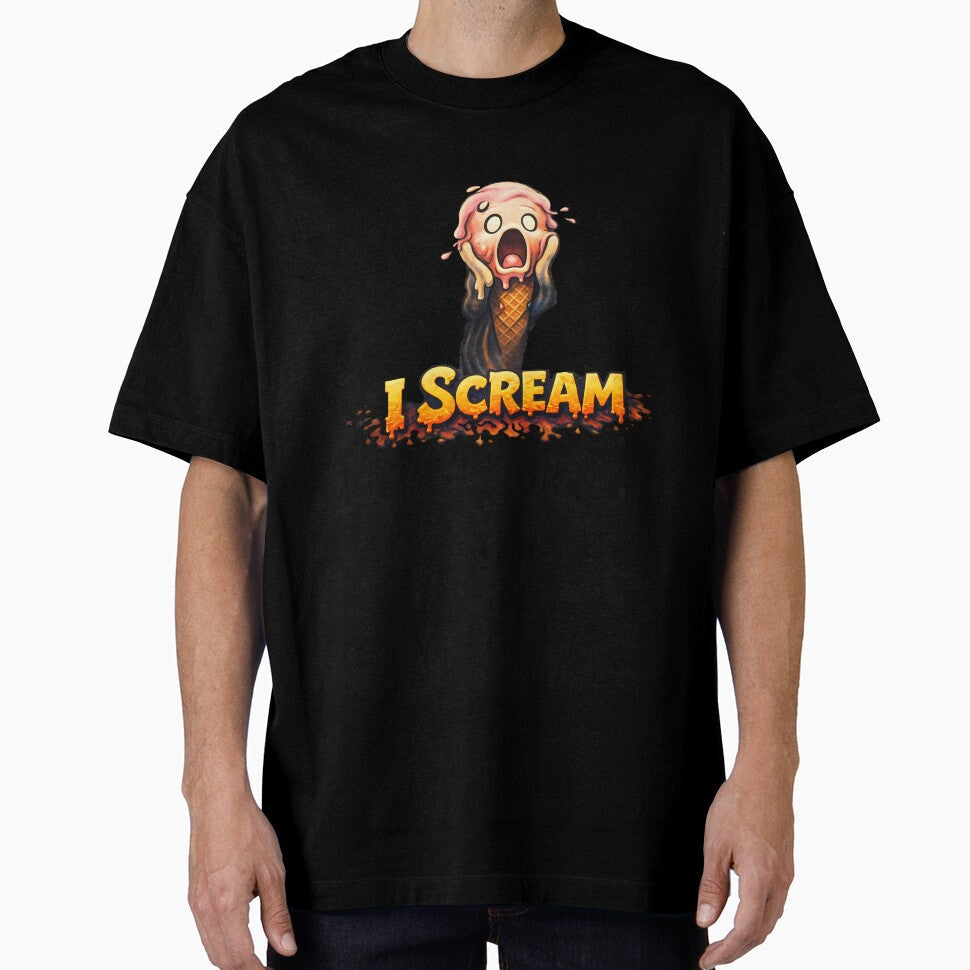 I Scream Ice Cream Horror Pun Design by AuraloomAtelier Unisex T-shirt, Sweatshirt, Hoodie, Long Sleeve Tee - T-Shirt, Sweatshirt, Hoodie