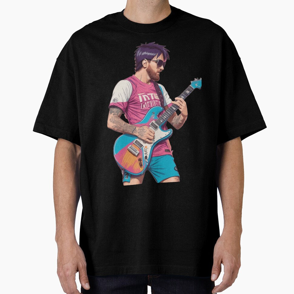 Messi Inter Miami Rock'n'roll by Zenvyra Unisex T-shirt, Sweatshirt, Hoodie, Long Sleeve Tee - T-Shirt, Sweatshirt, Hoodie