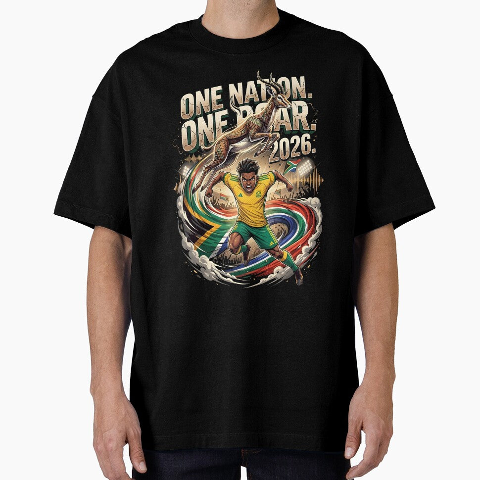 Unstoppable Energy South Africa - Football World Cup 2026 Design by VoidAnimeStudio Unisex T-shirt, Sweatshirt, Hoodie, Long Sleeve Tee - T-Shirt, Sweatshirt, Hoodie