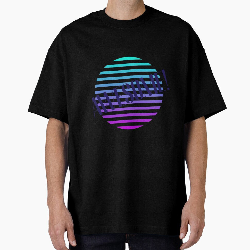 Awesome 80s by DavidASmith Unisex T-shirt, Sweatshirt, Hoodie, Long Sleeve Tee - T-Shirt, Sweatshirt, Hoodie