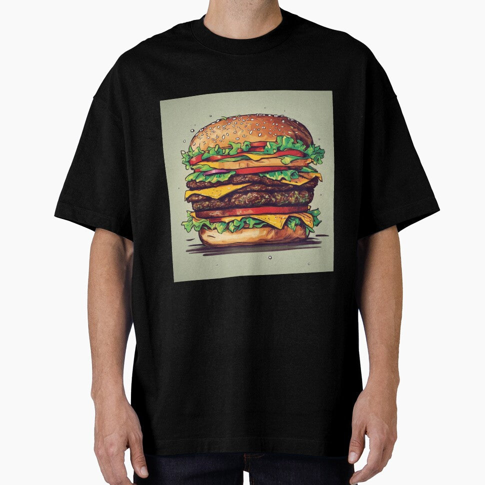 TrippleBurger drawing by TrendShopToday Unisex T-shirt, Sweatshirt, Hoodie, Long Sleeve Tee - T-Shirt, Sweatshirt, Hoodie