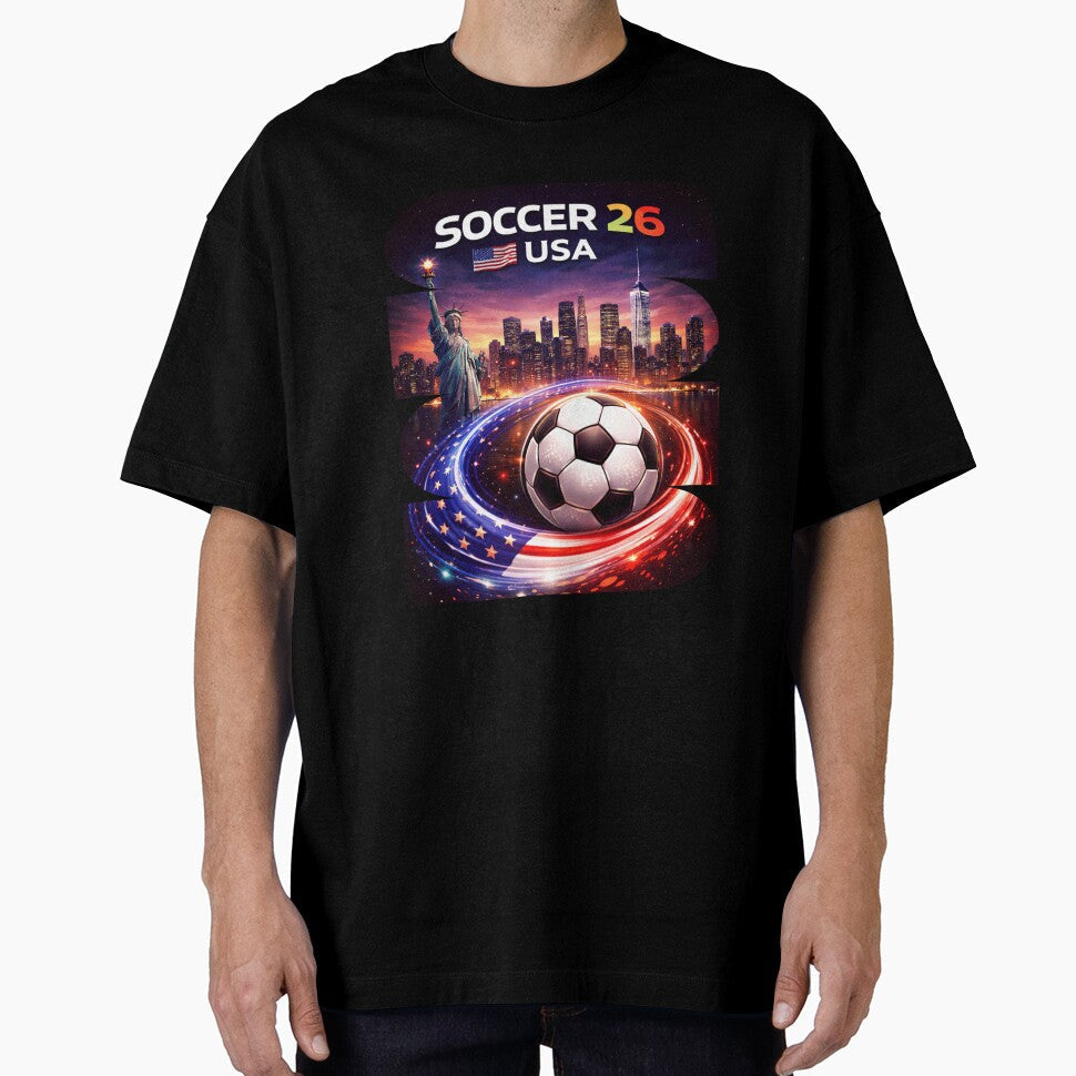 USA Soccer 2026 Shirt, Soccer 26 USA Fan Tee, United States Soccer Graphic by MK-Charlie Unisex T-shirt, Sweatshirt, Hoodie, Long Sleeve Tee - T-Shirt, Sweatshirt, Hoodie
