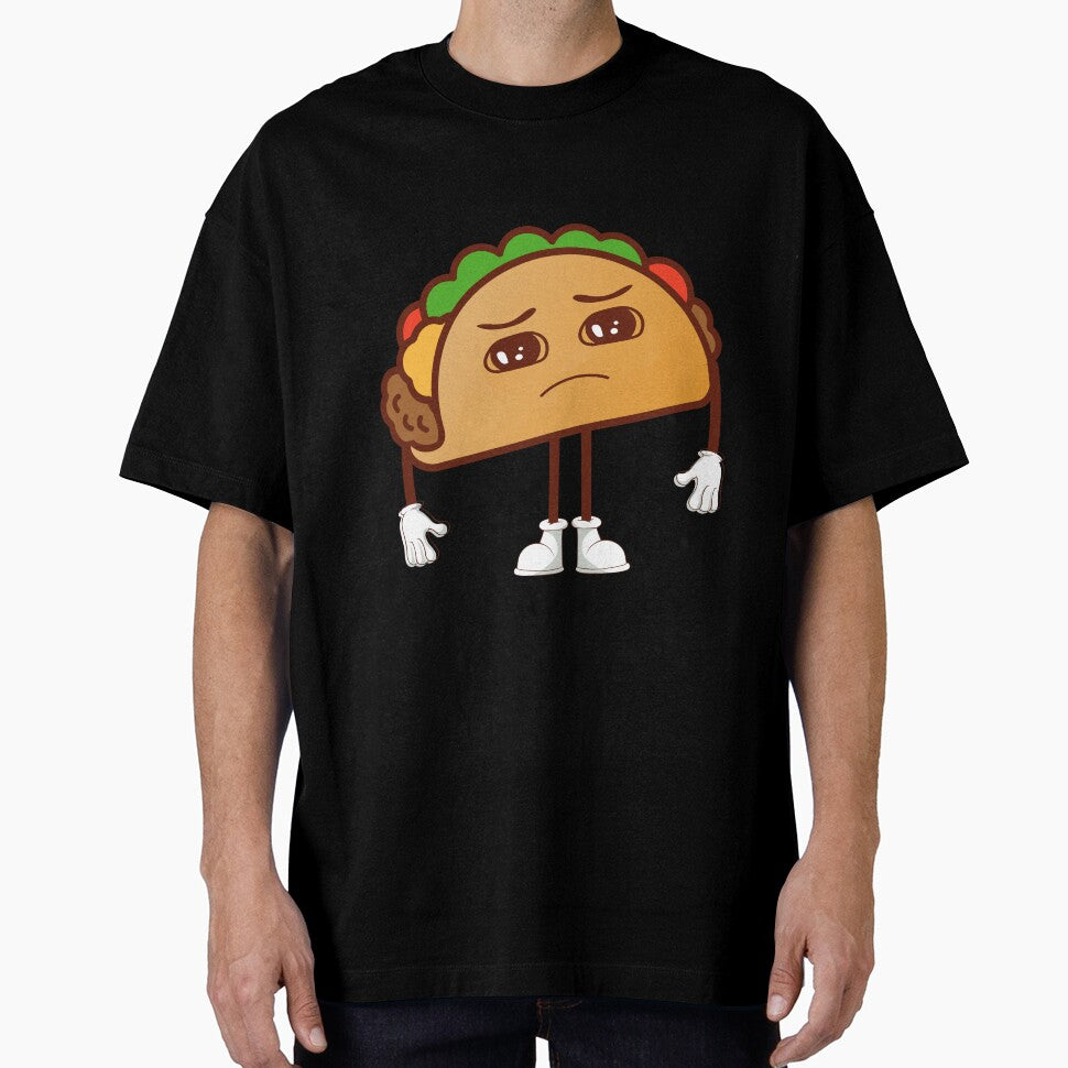 Kawaii sad taco !! by laatabiShirt Unisex T-shirt, Sweatshirt, Hoodie, Long Sleeve Tee - T-Shirt, Sweatshirt, Hoodie