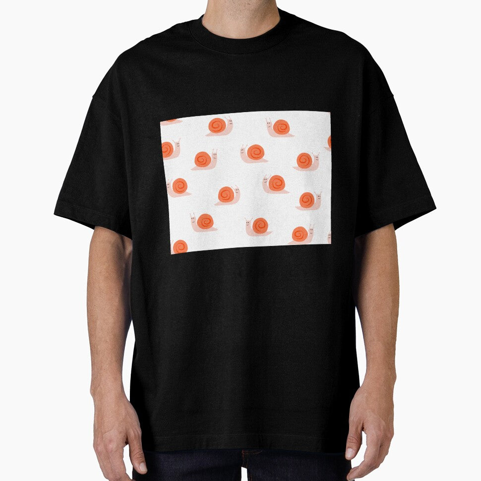 cute snails - pink and orange by littlearrow Unisex T-shirt, Sweatshirt, Hoodie, Long Sleeve Tee - T-Shirt, Sweatshirt, Hoodie