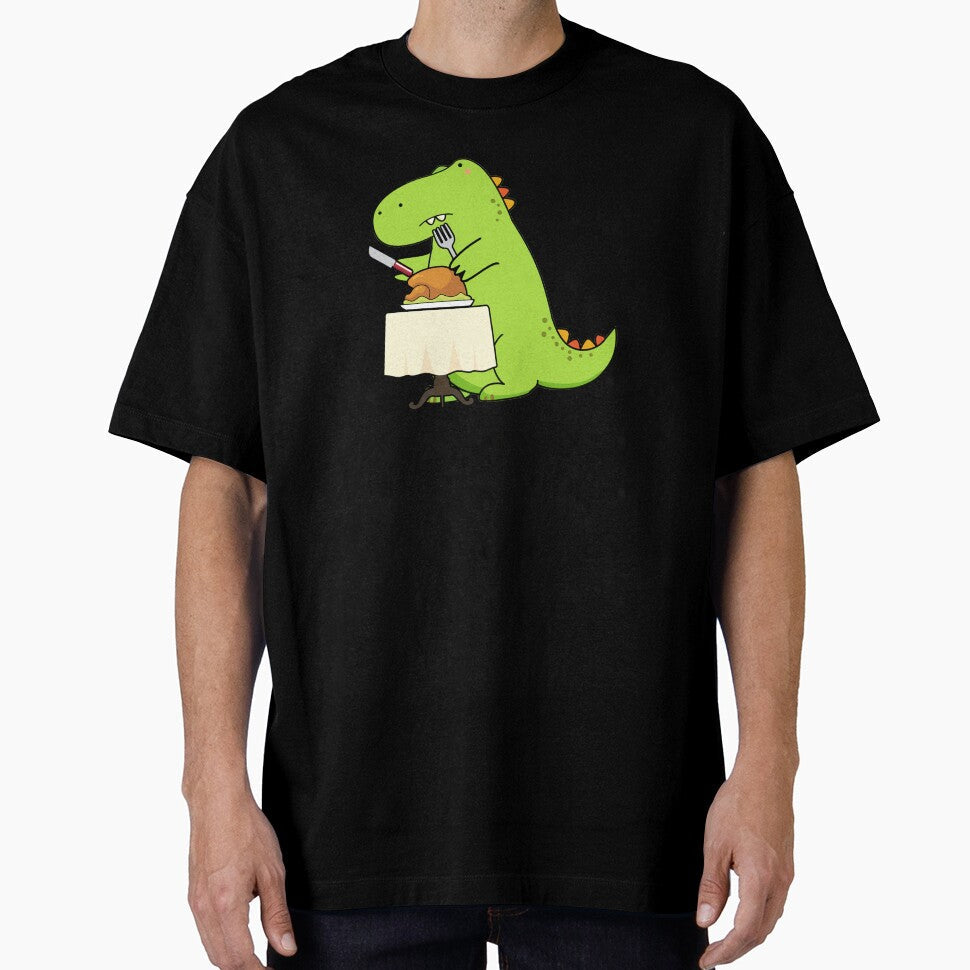 Dine-osaur Funny Dinosaur Pun by punnybone Unisex T-shirt, Sweatshirt, Hoodie, Long Sleeve Tee - T-Shirt, Sweatshirt, Hoodie