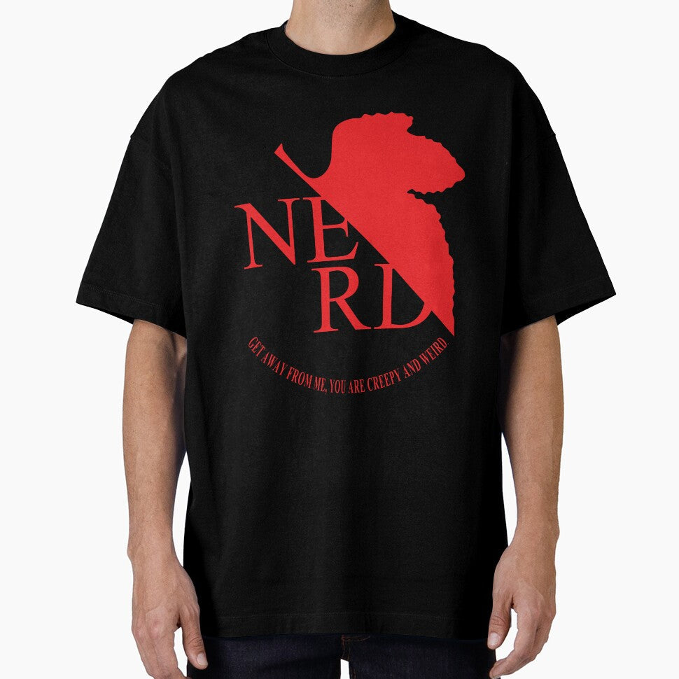 NERD Logo - NERV Evangelion Anime Parody by RobWayne Unisex T-shirt, Sweatshirt, Hoodie, Long Sleeve Tee - T-Shirt, Sweatshirt, Hoodie