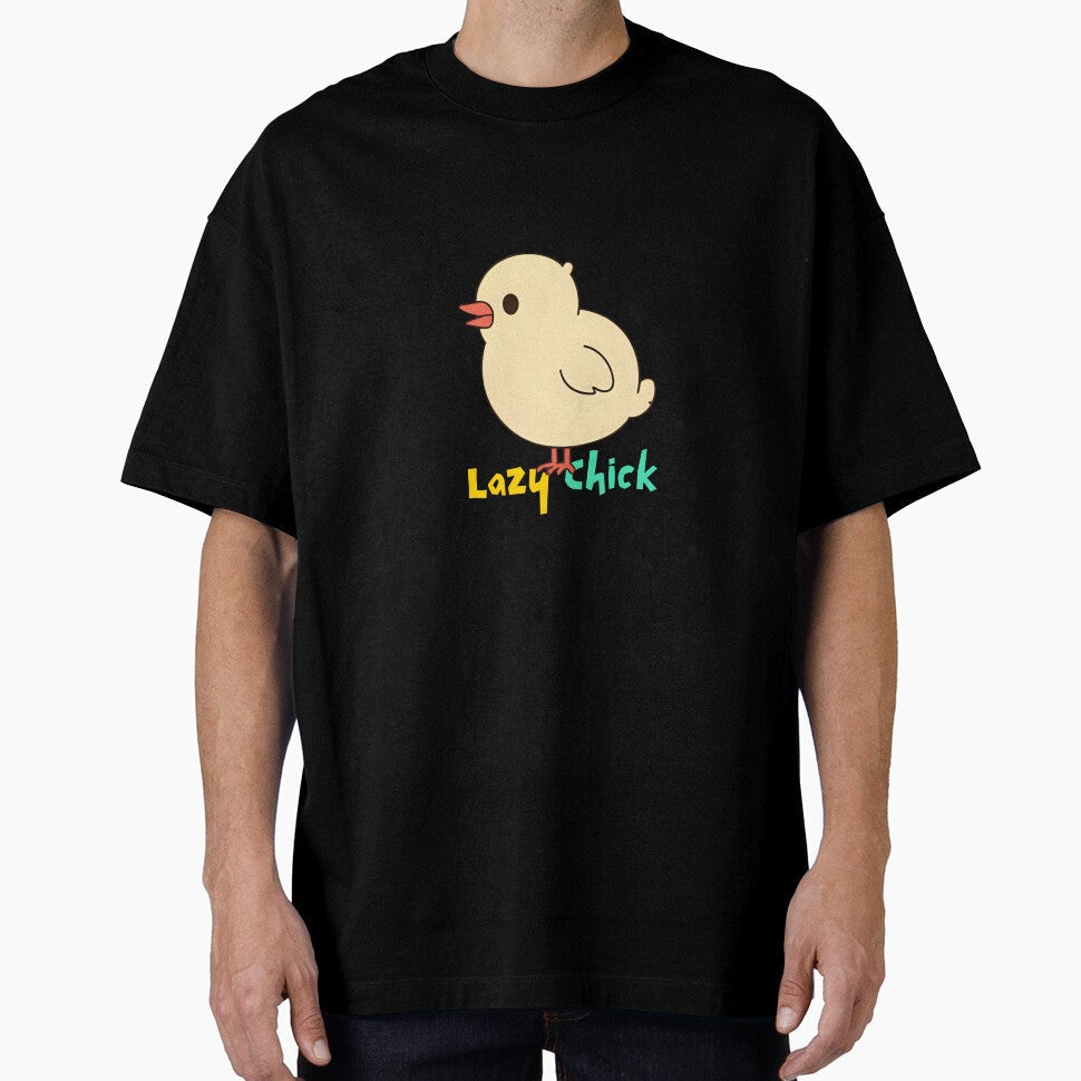 Lazy Playful Chick by CristinaGou Unisex T-shirt, Sweatshirt, Hoodie, Long Sleeve Tee - T-Shirt, Sweatshirt, Hoodie