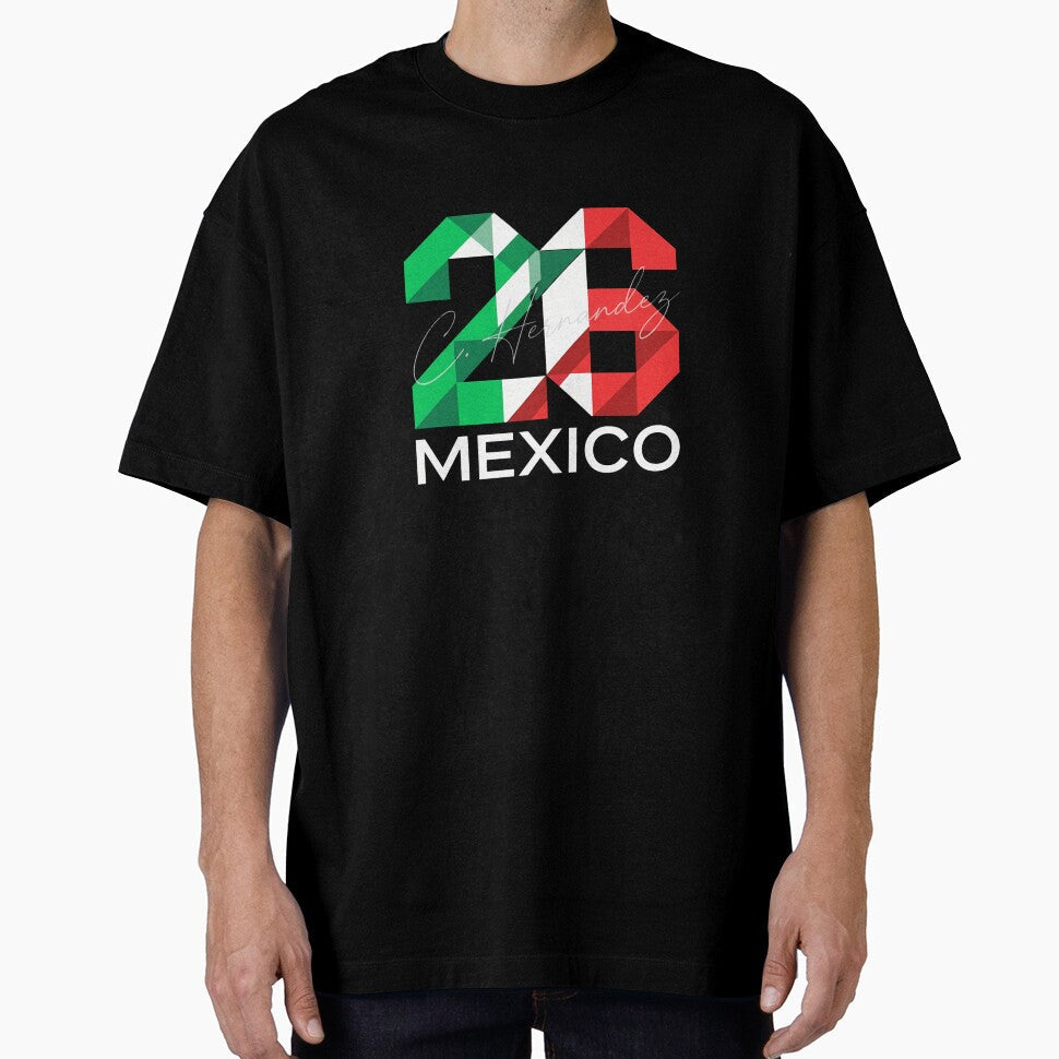 Mexico 26 World Cup Retro Logo. Autographed Active T-Shirt by DArtfulStudio Unisex T-shirt, Sweatshirt, Hoodie, Long Sleeve Tee - T-Shirt, Sweatshirt, Hoodie