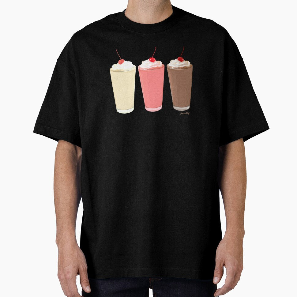 Milkshake Foodies by smoochugs Unisex T-shirt, Sweatshirt, Hoodie, Long Sleeve Tee - T-Shirt, Sweatshirt, Hoodie