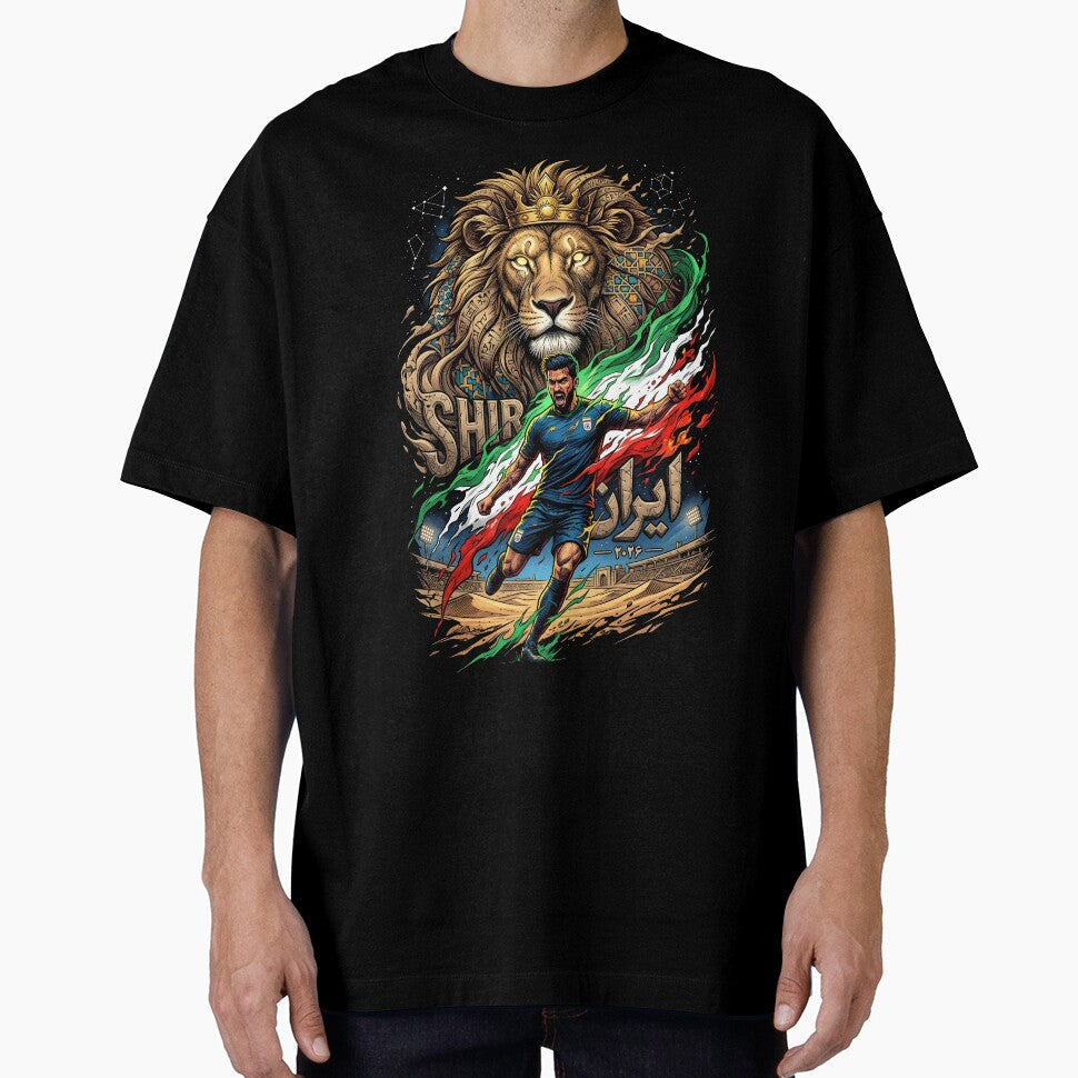 Persian Lion Iran - World Cup 2026 by VoidAnimeStudio Unisex T-shirt, Sweatshirt, Hoodie, Long Sleeve Tee - T-Shirt, Sweatshirt, Hoodie