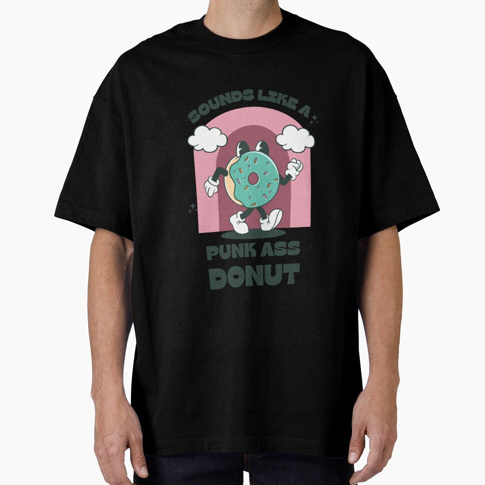 Punk Ass Donut by Brunobcreations Unisex T-shirt, Sweatshirt, Hoodie, Long Sleeve Tee - T-Shirt, Sweatshirt, Hoodie