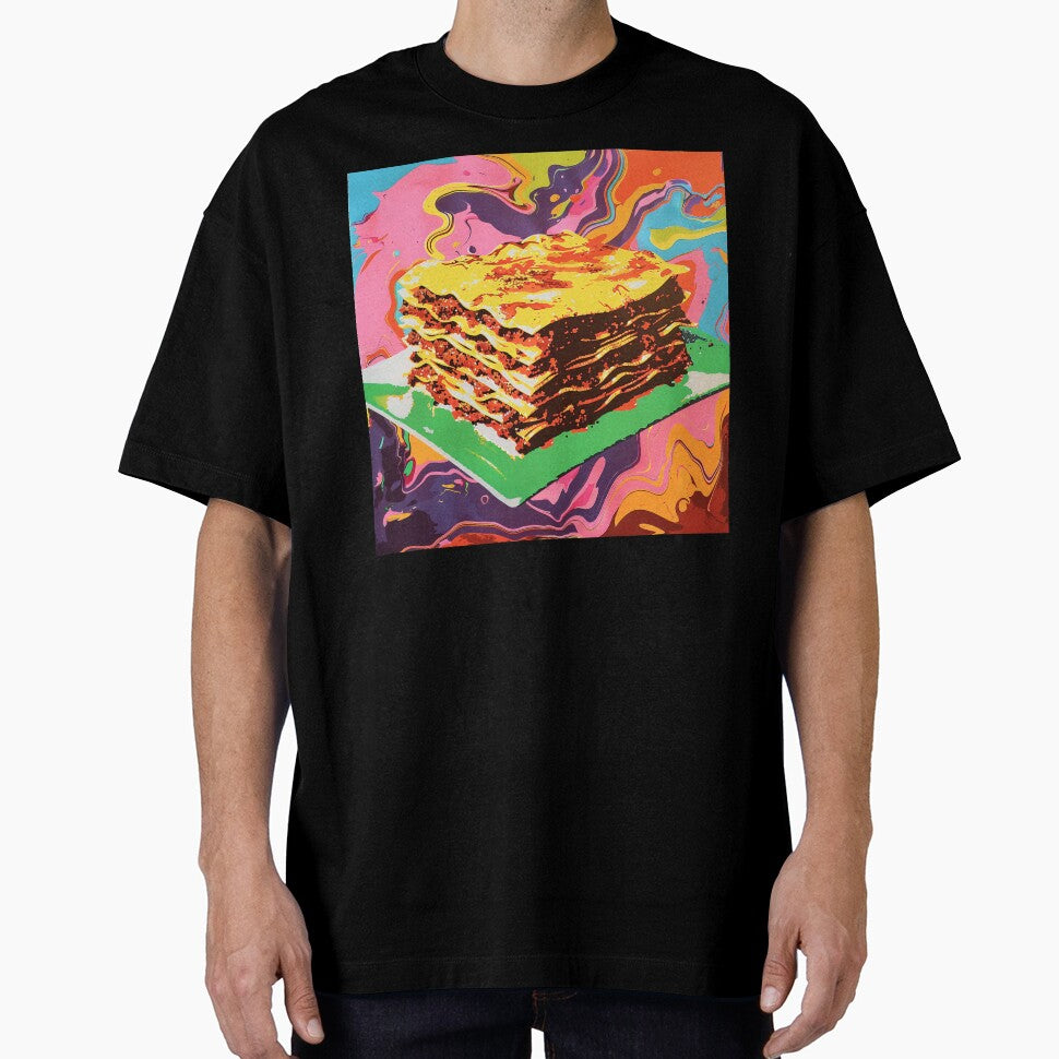 Lasagna Pop Art 6 by AstroRisq Unisex T-shirt, Sweatshirt, Hoodie, Long Sleeve Tee - T-Shirt, Sweatshirt, Hoodie