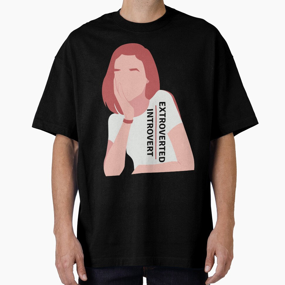 Extroverted Introvert by Aishwarya  Singh Unisex T-shirt, Sweatshirt, Hoodie, Long Sleeve Tee - T-Shirt, Sweatshirt, Hoodie