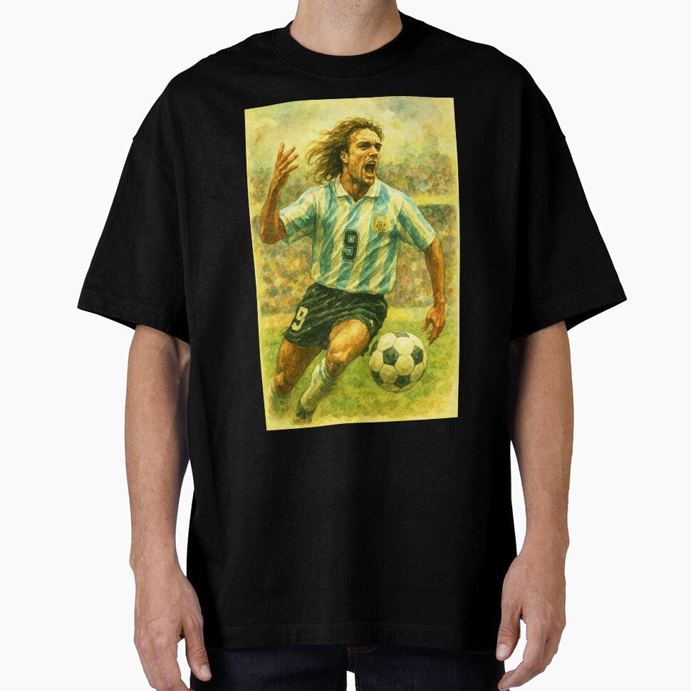 Gabriel Batistuta Classic Football Legend by Sarcastic designs Unisex T-shirt, Sweatshirt, Hoodie, Long Sleeve Tee - T-Shirt, Sweatshirt, Hoodie