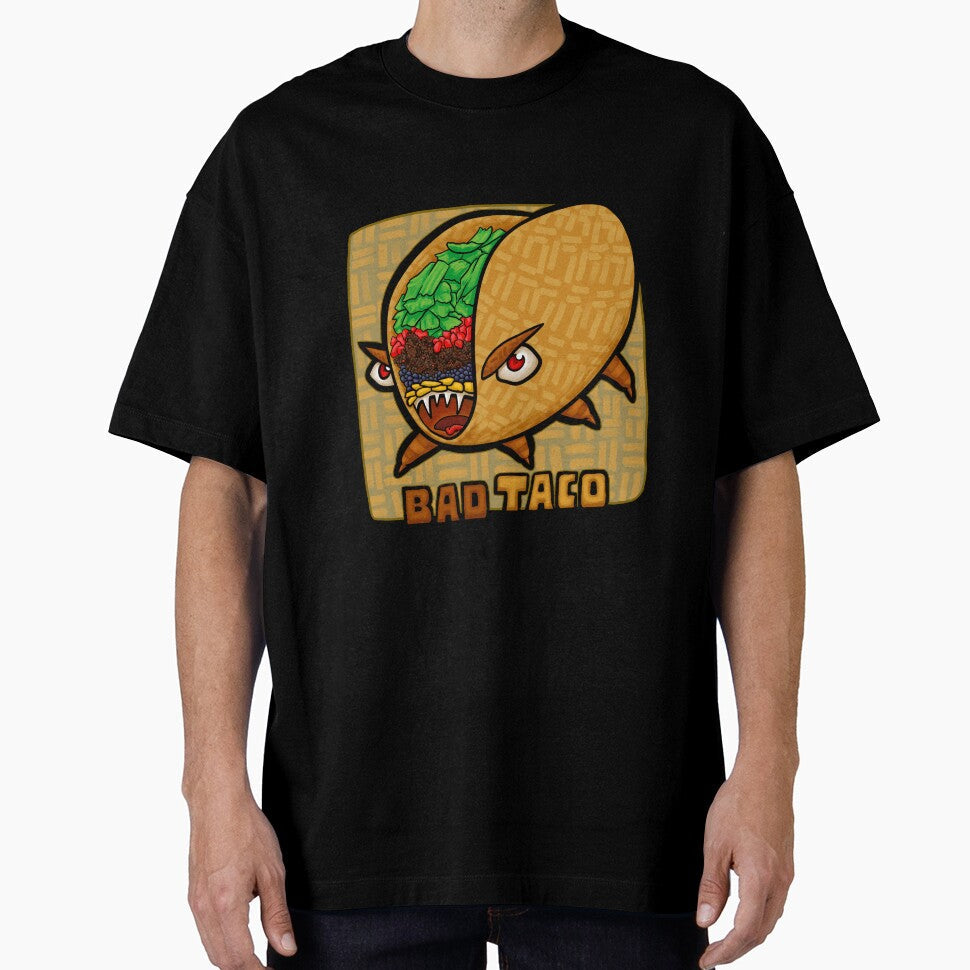 Bad Taco by CreatureSketch Unisex T-shirt, Sweatshirt, Hoodie, Long Sleeve Tee - T-Shirt, Sweatshirt, Hoodie
