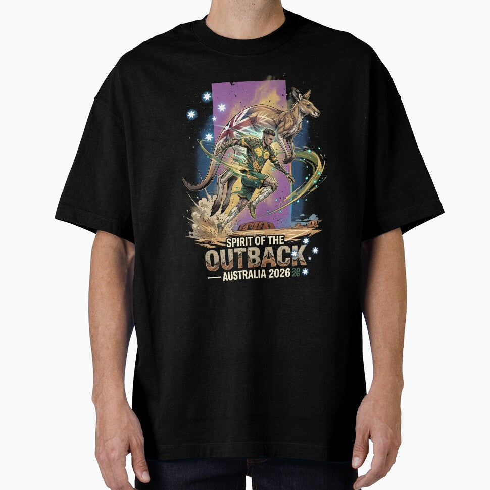 Spirit Of The Outback Australia World Cup 2026 by VoidAnimeStudio Unisex T-shirt, Sweatshirt, Hoodie, Long Sleeve Tee - T-Shirt, Sweatshirt, Hoodie