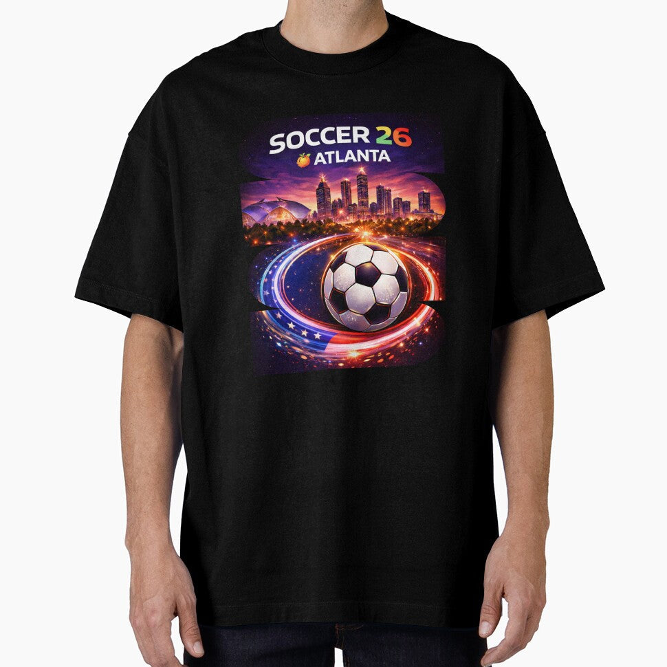 Atlanta Soccer 2026 Shirt, Soccer 26 Atlanta GA Fan Tee, Atlanta Georgia Soccer Graphic by MK-Charlie - T-Shirt, Sweatshirt, Hoodie