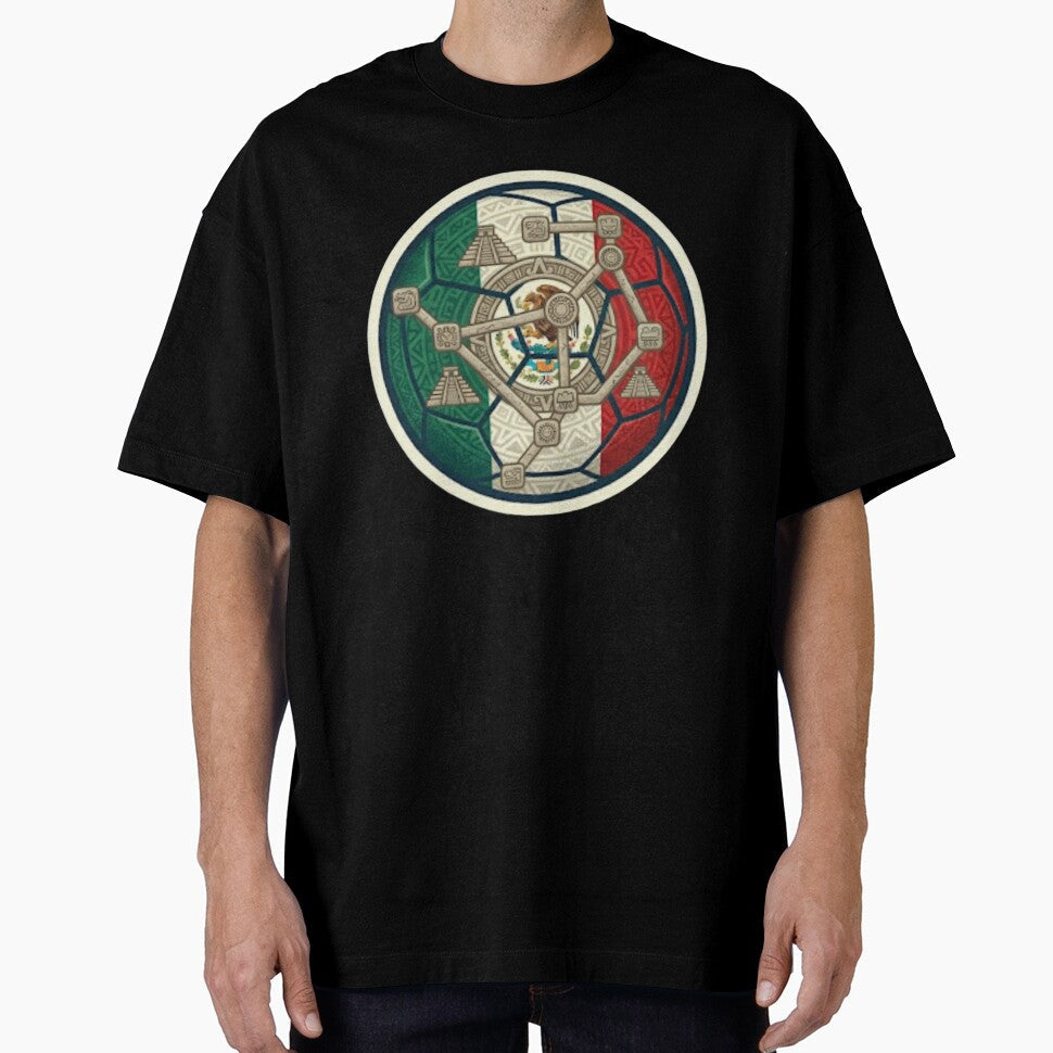 2026 Football Championship Host Nations Series - Artistic Heritage Soccer Ball - mexico by Sanatsalstile - T-Shirt, Sweatshirt, Hoodie