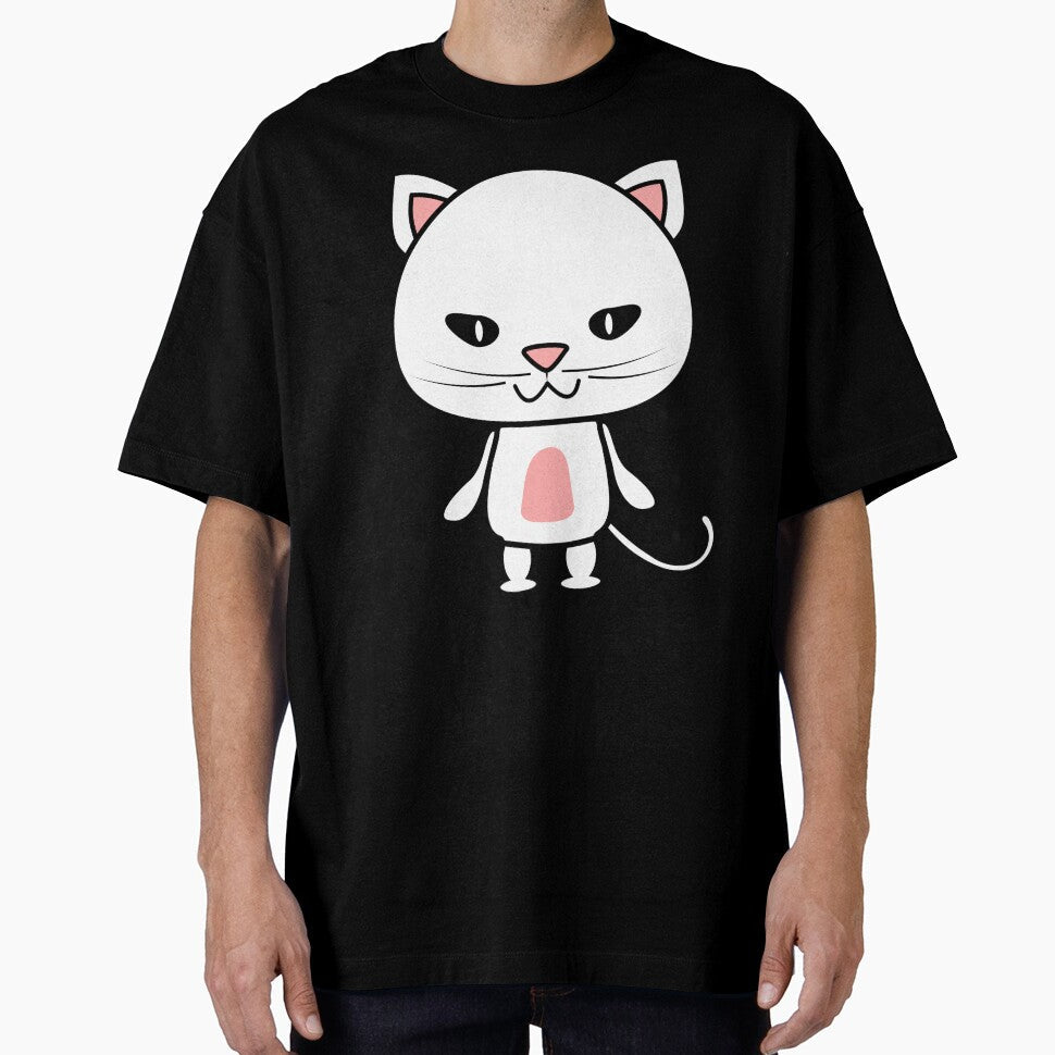 Kawaii Kitty Cat by lovelyandcute Unisex T-shirt, Sweatshirt, Hoodie, Long Sleeve Tee - T-Shirt, Sweatshirt, Hoodie