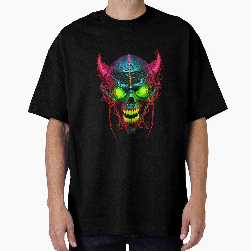 Gargoyle Neon Pop Art 2 by AstroRisq Unisex T-shirt, Sweatshirt, Hoodie, Long Sleeve Tee - T-Shirt, Sweatshirt, Hoodie