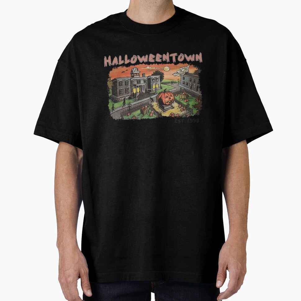 HalloweentownVintage Halloween Hoodie ,Pumpkin, Halloween Crewneck, Spooky Season by Goo2design - T-Shirt, Sweatshirt, Hoodie